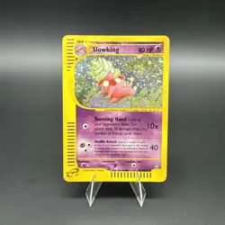 2003 Pokemon Aquapolis Slowking H22/H32 Holo Rare E-Reader WOTC MP SWIRL - Image 3