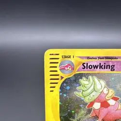 2003 Pokemon Aquapolis Slowking H22/H32 Holo Rare E-Reader WOTC MP SWIRL - Image 4