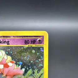 2003 Pokemon Aquapolis Slowking H22/H32 Holo Rare E-Reader WOTC MP SWIRL - Image 5