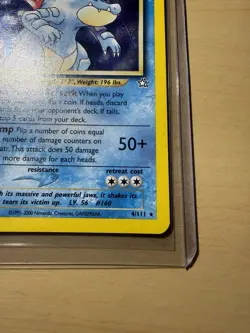 Pokemon TCG 1st Edition Feraligatr 4/111 Neo Genesis Holo Rare VTG WOTC 2000 - Image 5