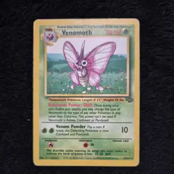 Pokemon TCG Venomoth Jungle 29/64 Regular Unlimited Rare - Image 1