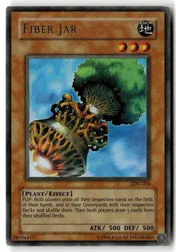 Fiber Jar LOD-056 Ultra Rare Legacy of Darkness Yu-Gi-Oh Unlimited LP - Image 1