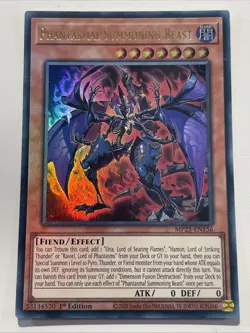 YUGIOH: 1x Phantasmal Summoning Beast MP25-EN156 Ultra Rare 2025 Mega-Pack - Image 1