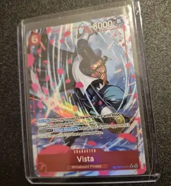 One Piece TCG English OP16-011 Vista TR Alt Art Parallel Foil Treasure Rare - Image 1