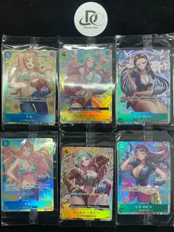 One Piece TCG EXCLUSIVE Asia Mini Tin Vol 2 Set of 6 Promo Foil Cards (SEALED) - Image 1