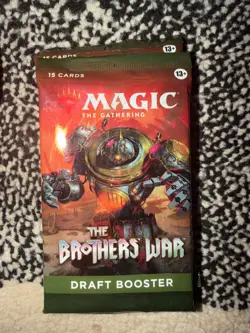 MTG The Brothers' War - Draft Booster Pack Factory Sealed 15 Cards - Image 1