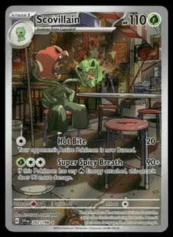 Pokemon Cards Scovillain 202/198 Scarlet & Violet Illustration Rare NM - Image 1