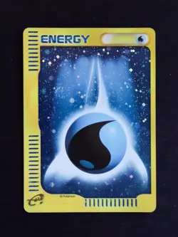 [NM] Water Energy Holo Swirl McDonald's Promo 2002 Japanese Pokemon Card e - Image 1
