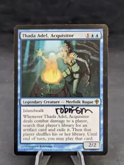 Thada Adel, Acquisitor | MTG Magic Worldwake | Artist Signed | LP - Image 1