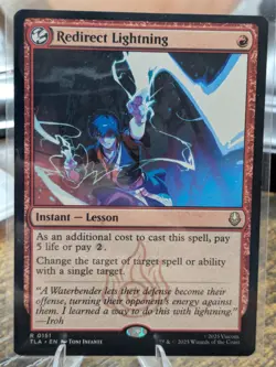 Magic: The Gathering Redirect Lightning Instant Red Rare Avatar TLA 151 Wizards - Image 1