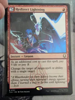 Magic: The Gathering Redirect Lightning Instant Red Rare Avatar TLA 151 Wizards - Image 3
