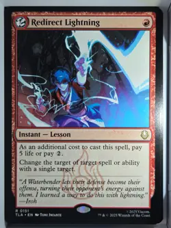 Redirect Lightning - R151 - MTG - Avatar: The Last Airbender (TLA) - Image 1