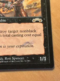 MTG Magic the Gathering Plaguebearer Exodus Damaged - Image 2