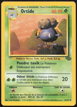 Carte Pokemon Ortide 37/64 Jungle Francais - Image 1
