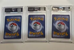 All 3 PROMOS Moltres, Zapdos, Articuno Pokemon Aoki Error PSA 10 GEM MINT - Image 2