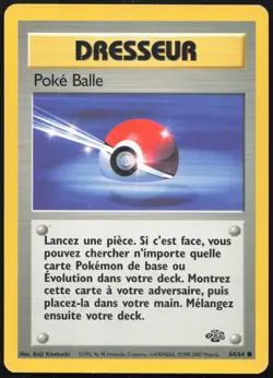 Carte Pokemon Poke Balle 64/64 Jungle Francais - Image 1