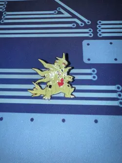 Pokemon MEGA TYRANITAR COLLECTOR'S PIN (Release date: August 2015) - NEW - Image 1