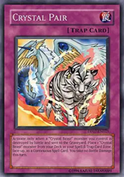 1x (NM) Crystal Pair - DP07-EN025 - Rare - Unlimited Edition YuGiOh - Image 1