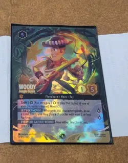 Lorcana Foil Woody - Jungle Guide Set Champs Top-8 Promo Wilds Unknown 54/P3 - Image 1