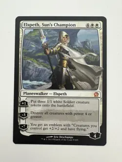 Elspeth Sun’s Champion MTG Magic the Gathering Card NM Near Mint THS - Image 1