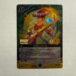 Woody Jungle Guide Lorcana Set Championship Top 8 Promo Foil Card - Image 3