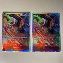 One Piece Card Game OP06-007 SR Shanks – 2x Cards (Near Mint / NM) English - Image 1