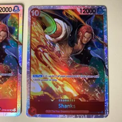 One Piece Card Game OP06-007 SR Shanks – 2x Cards (Near Mint / NM) English - Image 3