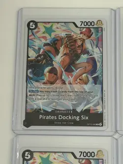 Pirates Docking Six OP15-088 Adventures On Kami’s Island 4 Card Play Set Lot - Image 2
