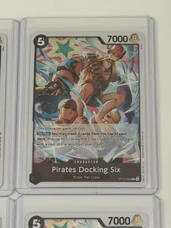 Pirates Docking Six OP15-088 Adventures On Kami’s Island 4 Card Play Set Lot - Image 3