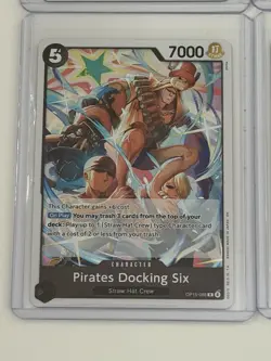 Pirates Docking Six OP15-088 Adventures On Kami’s Island 4 Card Play Set Lot - Image 4