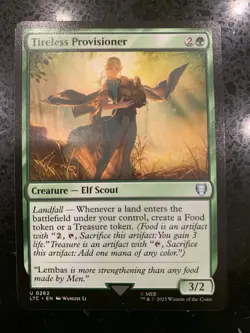 Tireless Provisioner U 262 MTG LOTR Tales Of Middle Earth Magic The Gathering - Image 1