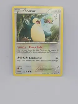 Pokemon TCG Snorlax Breakthrough Uncommon 118/162 - Image 1