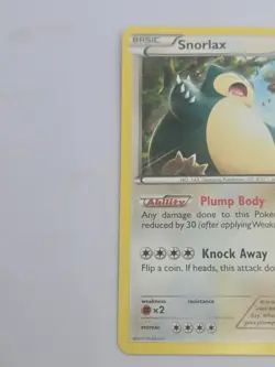 Pokemon TCG Snorlax Breakthrough Uncommon 118/162 - Image 2