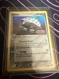 Lairon - 32/108 - Stamped Promo Holo - EX: Power Keepers *Mp* Pokemon TCG - Image 2