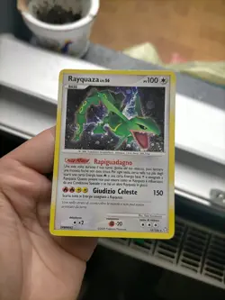 Carte Pokemon Rayquaza 14/146 Holo DP Eveil des Legendes Italien - Image 3