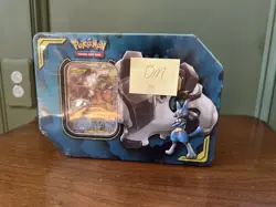 Pokemon TCG Partnership Tin Lucario and Melmetal GX, tear - Image 1