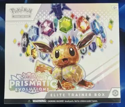 Pokemon 2025 Scarlet & Violet Prismatic Evolutions ETB Elite Trainer Box Nm M - Image 1