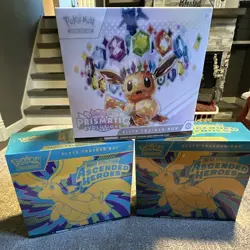 Pokemon TCG Prismatic Evolutions- Ascended hero’s ETB - Image 1