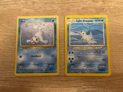 Pokemon TCG Seel (1998) and Light Dewgong (2000) - Image 1