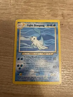Pokemon TCG Seel (1998) and Light Dewgong (2000) - Image 4