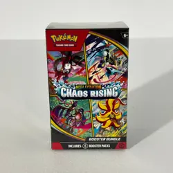 Chaos Rising Booster Bundle - Factory SEALED Box, 6 Pokemon TCG Booster Packs - Image 1