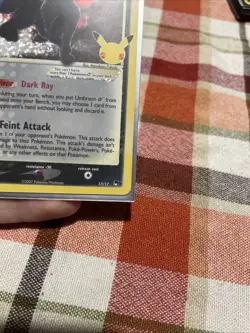 Umbreon Gold Star 17/17 Celebrations Classic Collection Pokemon TCG NM - Image 5