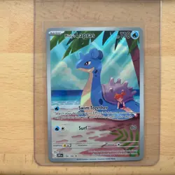 Pokemon TCG Misty's Lapras 194/182 SIR Fresh Pull - Image 1