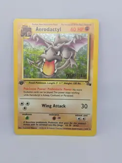 Aerodactyl (Prerelease) 01/62 Wotc Promo Holo Pokemon MP - Image 1