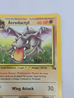 Aerodactyl (Prerelease) 01/62 Wotc Promo Holo Pokemon MP - Image 4