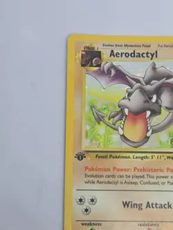 Aerodactyl (Prerelease) 01/62 Wotc Promo Holo Pokemon MP - Image 5