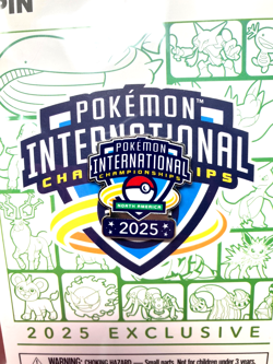 NEW 2025 NAIC Pokemon Center Exclusive North America Int'l Championship Pin - Image 2