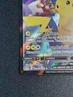 Pikachu V TG16/TG30 Holo V Rare Lost Origin Trainer Gallery Pokemon Near Mint - Image 5