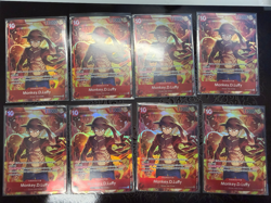 One Piece TCG Monkey D Luffy ST10-006 SR Treasure Booster Set Promo NM - Image 2