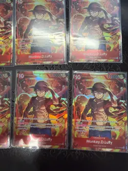 One Piece TCG Monkey D Luffy ST10-006 SR Treasure Booster Set Promo NM - Image 4